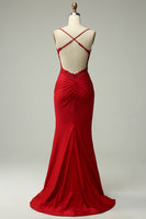 Load image into Gallery viewer, Sparkly Dark Green Beaded Long Prom Dress with Appliques