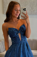 Load image into Gallery viewer, Princess Sparkly Black Beaded Ball Gown Long Prom Dress