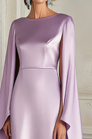 Load image into Gallery viewer, Lilac Scoop Sheath Knee-Length Formal Dress