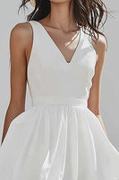 Load image into Gallery viewer, Ivory Boho High-Low A Line Western Wedding Dress