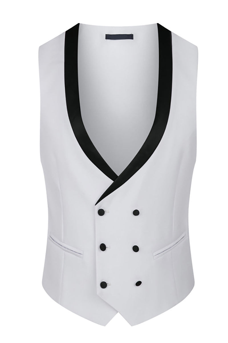 Load image into Gallery viewer, Sparkly Black 3 Piece Prom Men's Suits with Rhinestones