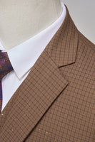 Load image into Gallery viewer, Sparkly Coffee Notched Lapel 2 Piece Prom Men's Suits