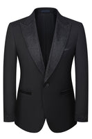 Load image into Gallery viewer, 3 Piece One Button Ivory Prom Men's Suits with Pockets