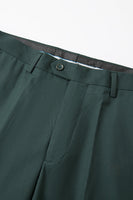 Load image into Gallery viewer, 3 Piece Dark Green Shawl Lapel Jacquard Prom Men's Suits