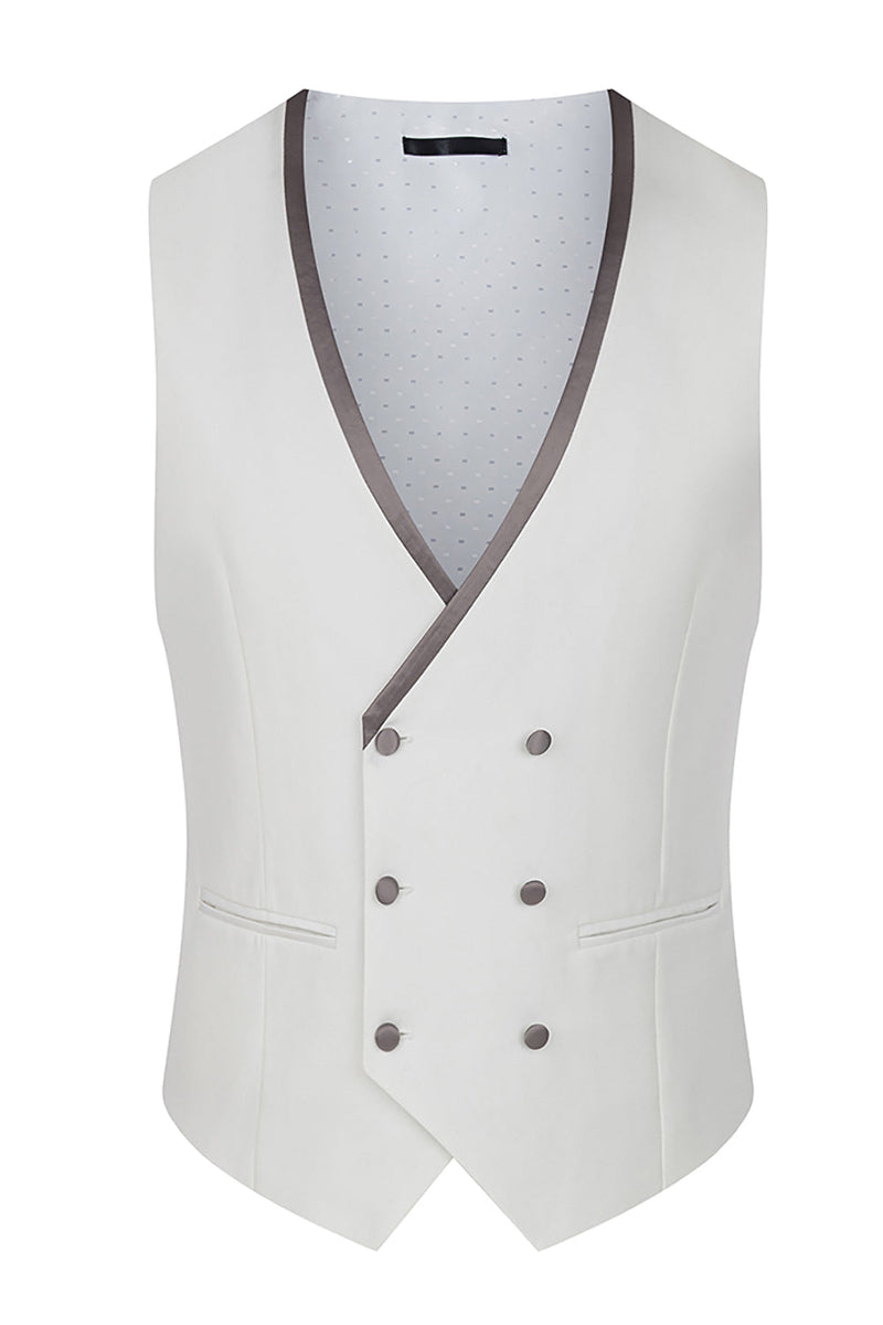 Load image into Gallery viewer, 3 Piece Black Shawl Lapel Jacquard Prom Men's Suits