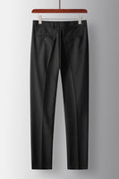 Load image into Gallery viewer, Black 2 Piece Double Breasted Peak Lapel Prom Men's Suits