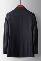 Load image into Gallery viewer, Navy Peak Lapel Striped 2 Piece Prom Men's Suits