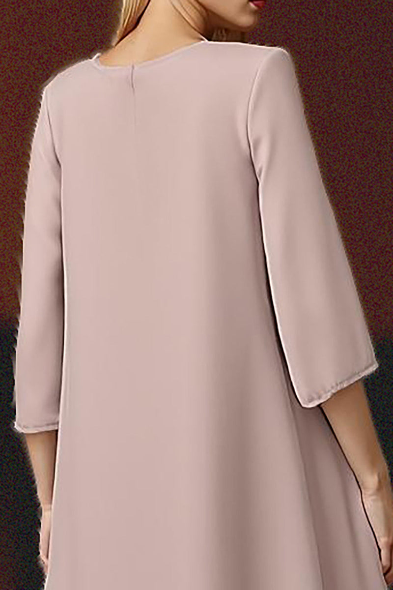 Load image into Gallery viewer, 3 Piece Dusty Rose Lace Long Mother of the Bride Pant Suits with Jacket