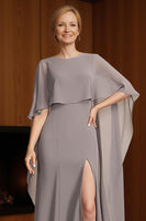 Load image into Gallery viewer, Dusk Long Sheath Mother of the Bride Dress with Slit