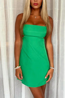 Load image into Gallery viewer, Green Spaghetti Straps Bodycon Mini Birthday Dress