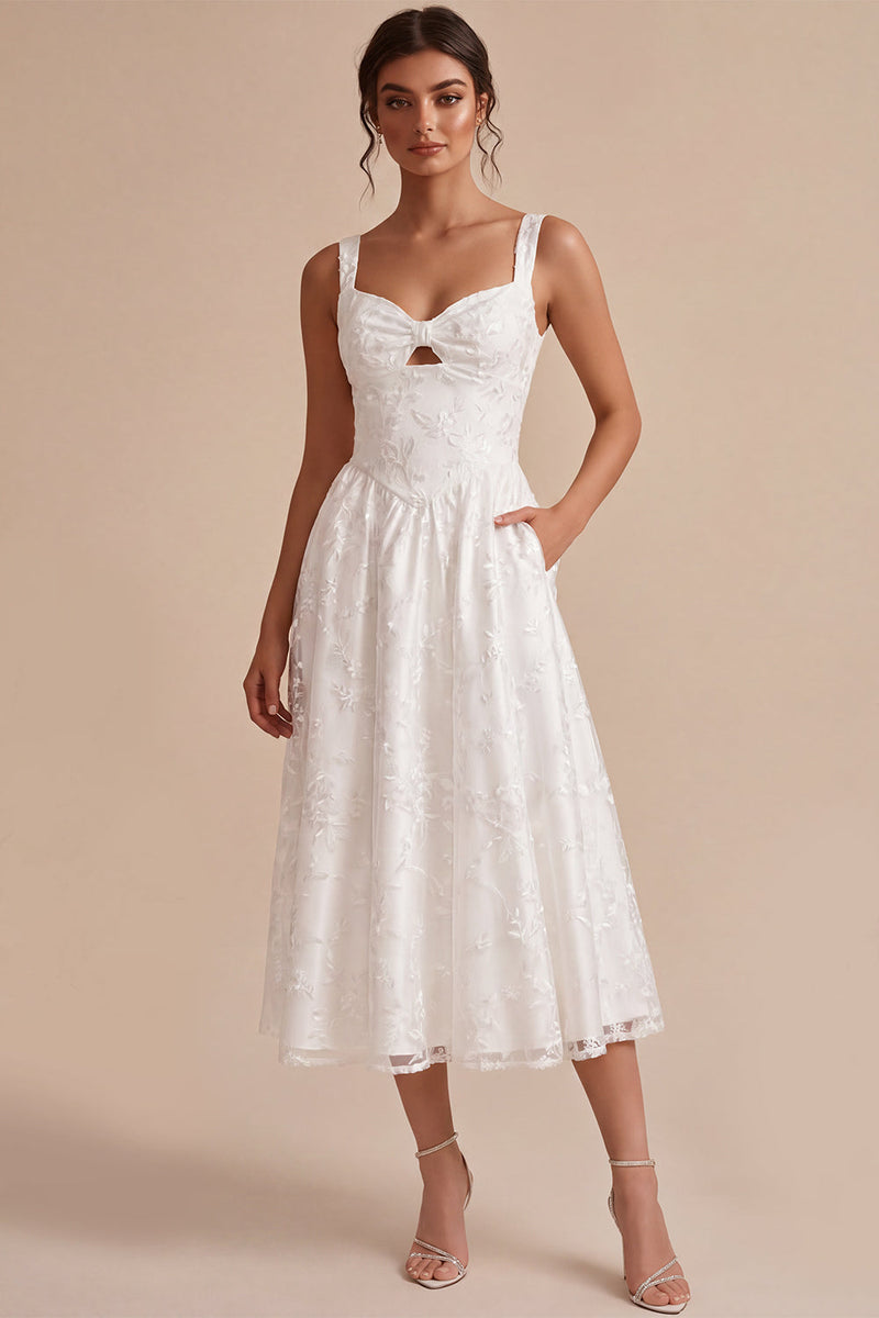 boho engagement dress Wedding Dresses Charming Lovely Noivas Chic DW554 Package Contents White Chiffon V Neck Boho