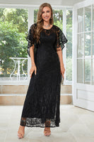 Load image into Gallery viewer, Lace Dusty Rose Mother of Bride Dress