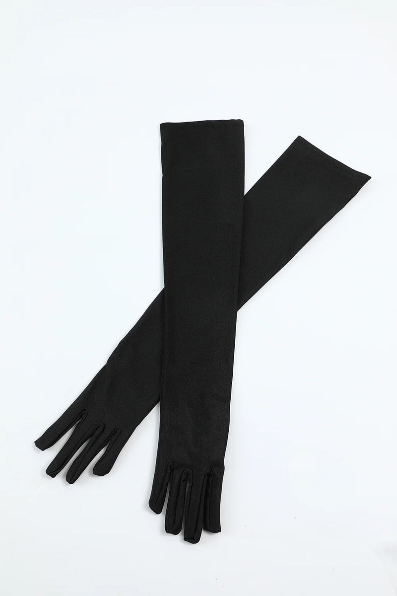 Load image into Gallery viewer, Black Golden Five Pieces 1920s Party Accessories Set