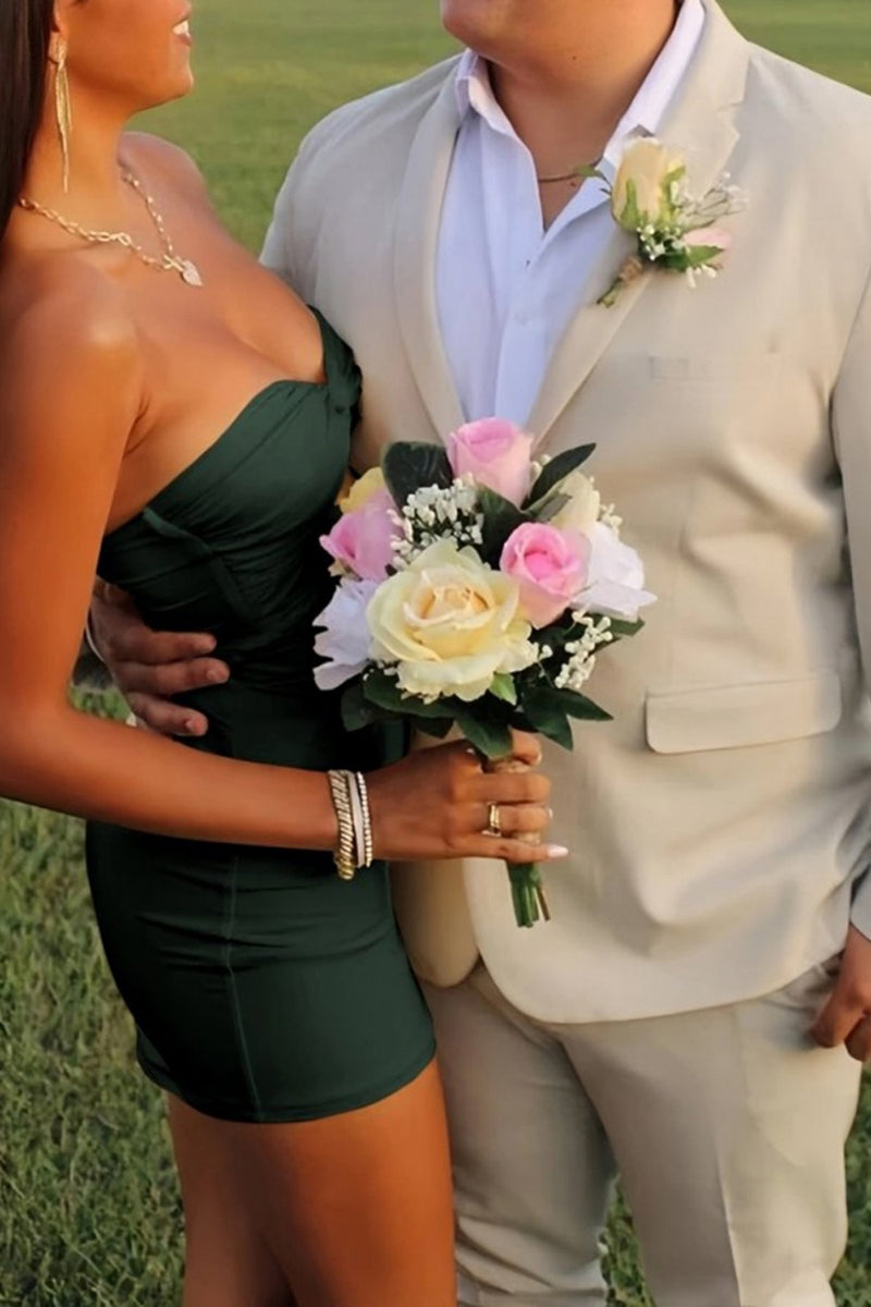 Load image into Gallery viewer, Lilac Sweetheart Keyhole Bodycon Short Prom Dress