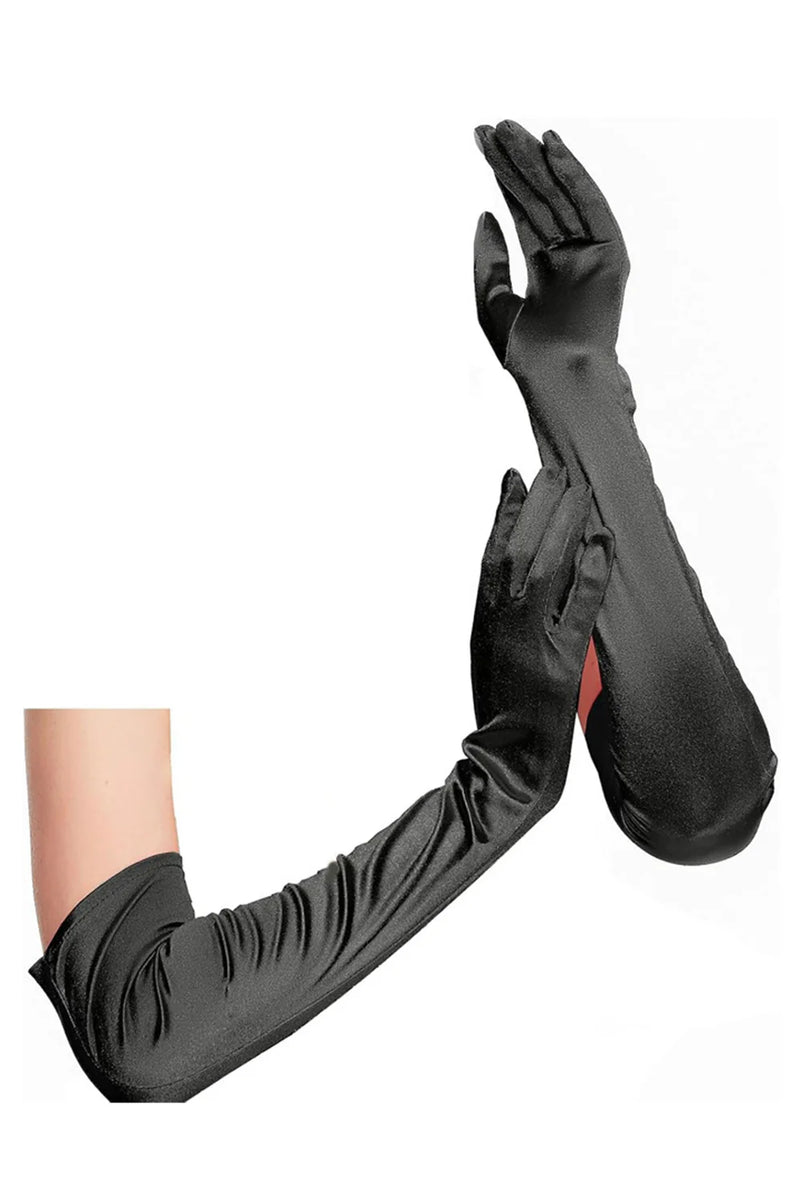 Load image into Gallery viewer, Black Golden Four Pieces Sets 1920s Party Accessories