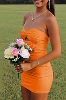 Load image into Gallery viewer, Lilac Sweetheart Keyhole Bodycon Short Prom Dress