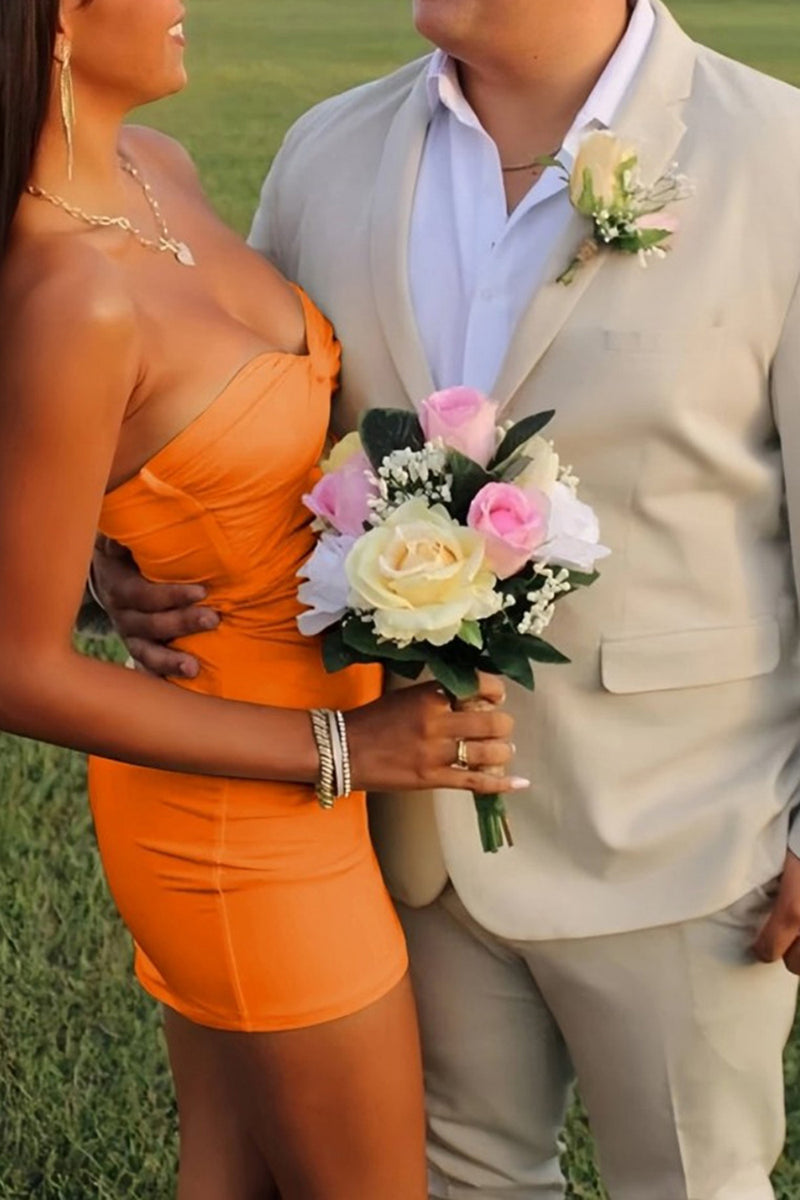 Load image into Gallery viewer, Lilac Sweetheart Keyhole Bodycon Short Prom Dress