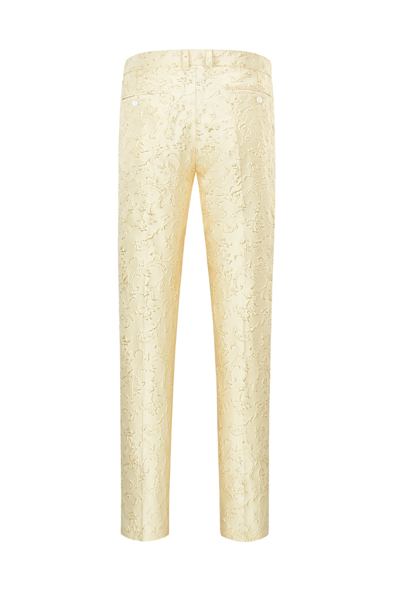 Load image into Gallery viewer, Light Pink Shawl Lapel Jacquard Men's Prom Suits