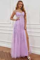 Load image into Gallery viewer, Navy Off the Shoulder Long Prom Dress with Appliques