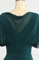Load image into Gallery viewer, Green Chiffon Mother Dress