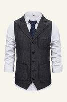 Load image into Gallery viewer, Peak Lapel Single Breasted Men's Suit Vest
