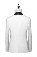 Load image into Gallery viewer, Shawl Lapel White 3 Piece Men's Suits