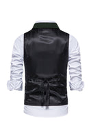 Load image into Gallery viewer, Single Breasted Lapel Navy Men's Suit Vest