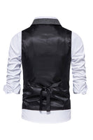 Load image into Gallery viewer, Single Breasted Lapel Navy Men's Suit Vest
