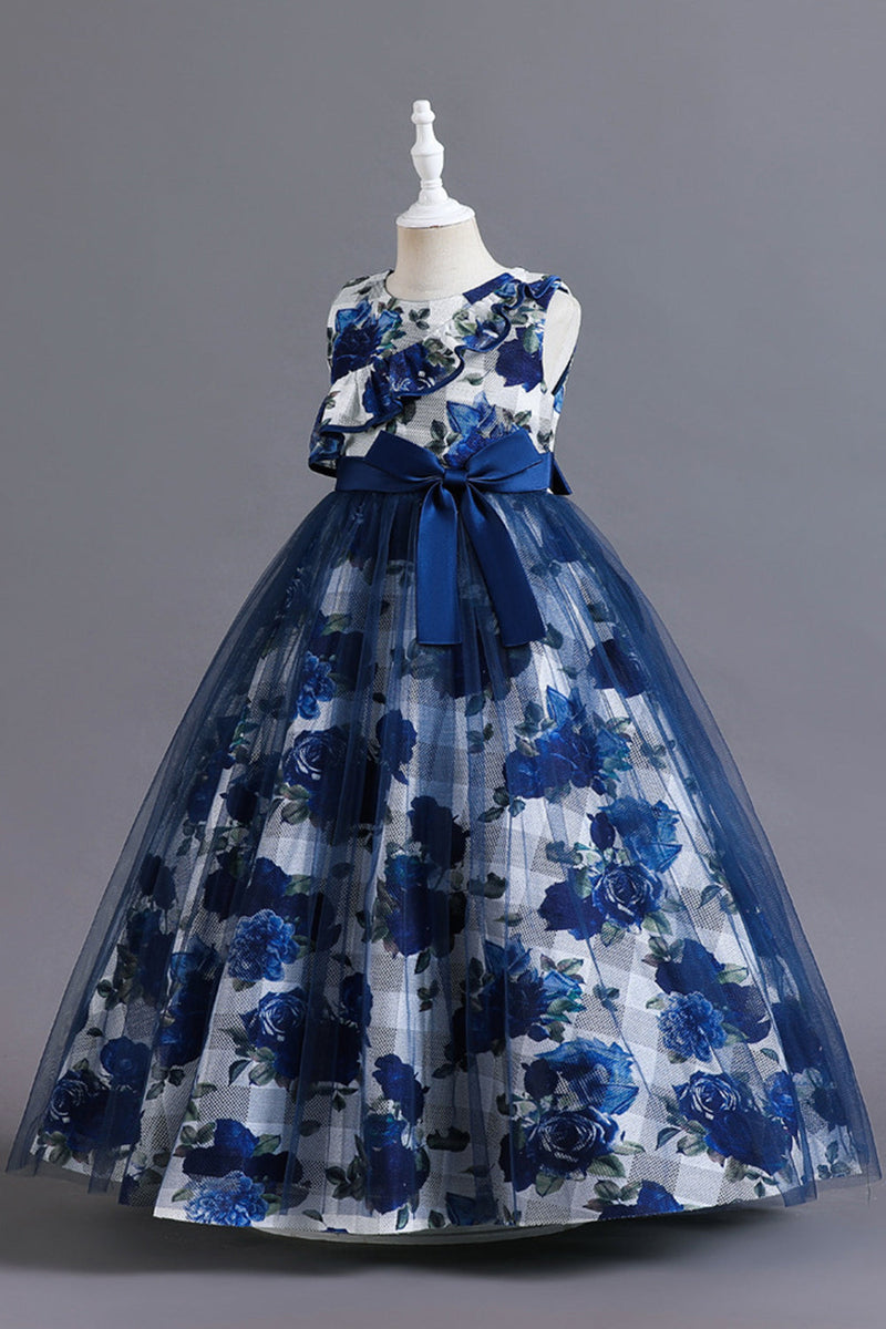 Blue colour clearance dress girl