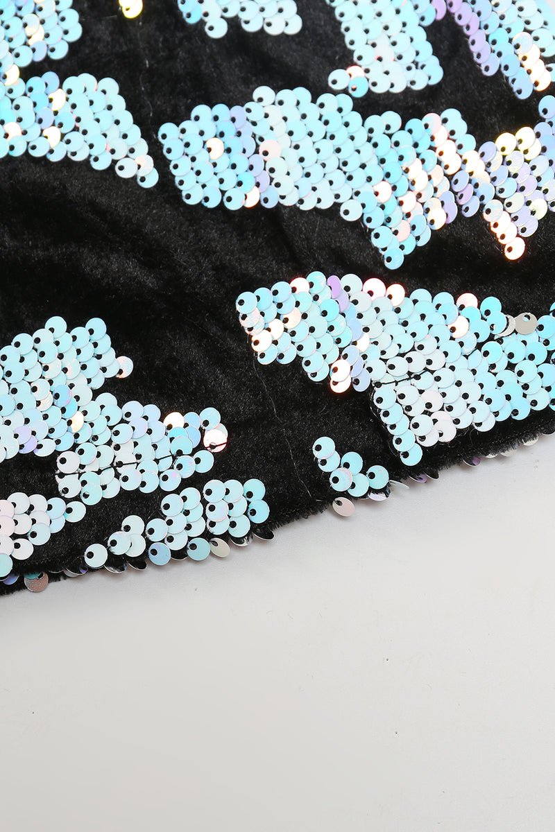 Load image into Gallery viewer, Sparkly Purple Sequins Shawl Lapel Men Two-Piece Suit