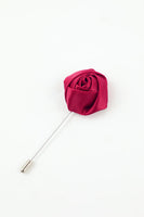 Load image into Gallery viewer, Burgundy Men's 5-Piece Accessory Set Tie and Bow Tie Pocket Square Flower Lapel Pin Tie Clip