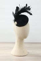 Load image into Gallery viewer, 1920s Black Feather Headpieces