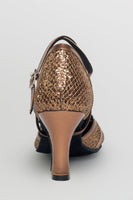 Load image into Gallery viewer, Vintage Style Dance Shoes with Sequins