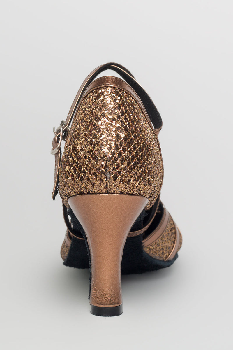 Load image into Gallery viewer, Vintage Style Dance Shoes with Sequins