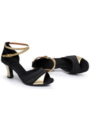 Load image into Gallery viewer, Black Silver Pointed Sandal