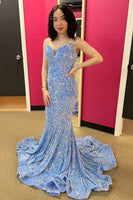 Load image into Gallery viewer, Black Sweetheart Mermaid Prom Dress