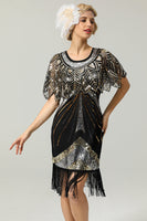 Load image into Gallery viewer, Sequin Glitter 1920s Cape