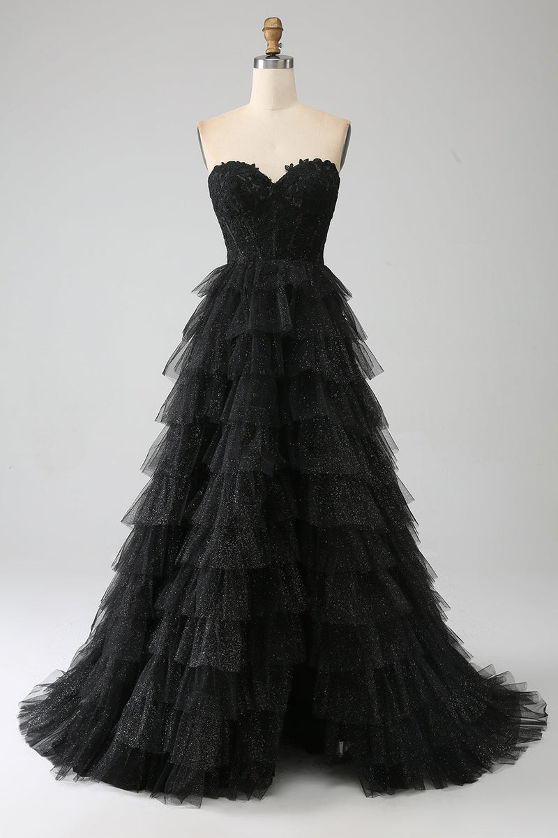 sachin and babi light blue dress Black Prom Dress