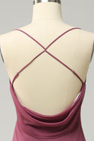 Load image into Gallery viewer, Plus Size Desert Rose Spaghetti Straps Long Prom Dress with Slit