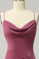 Load image into Gallery viewer, Plus Size Desert Rose Spaghetti Straps Long Prom Dress with Slit