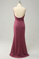 Load image into Gallery viewer, Plus Size Desert Rose Open Back Long Prom Dress