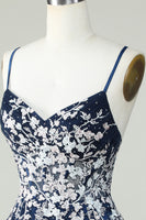 Load image into Gallery viewer, Dusty Sage Spaghetti Straps Short Prom Dress With Criss Cross Back