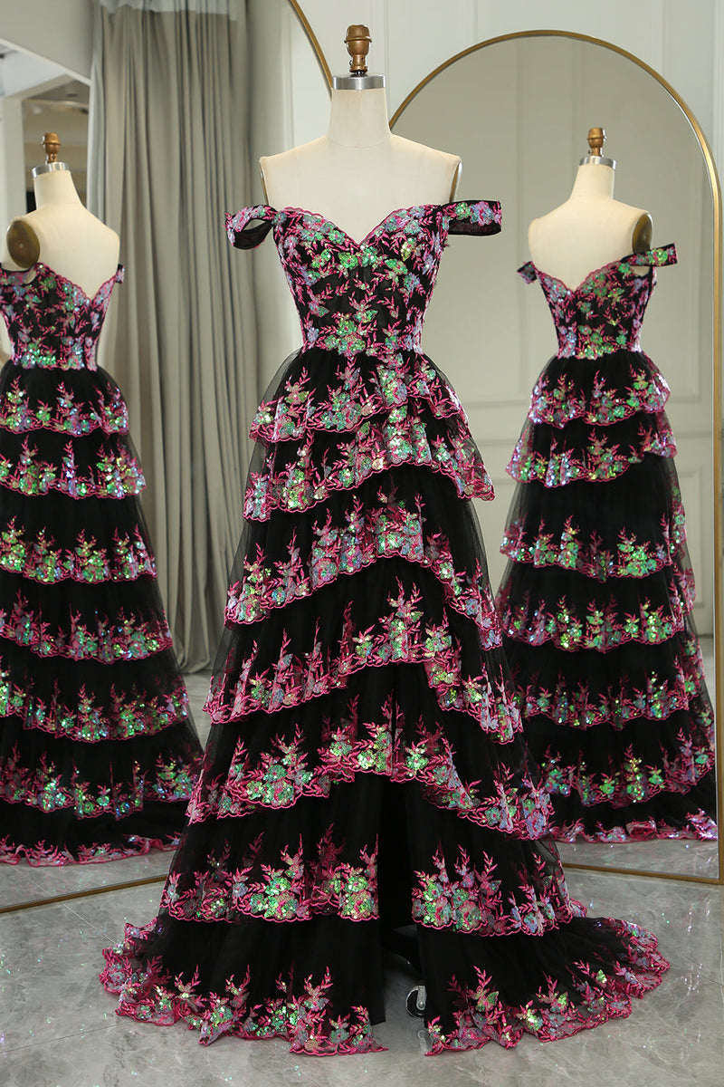 Dress pink sale and black