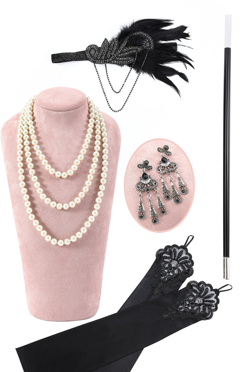 1920s Accessories Set for Women