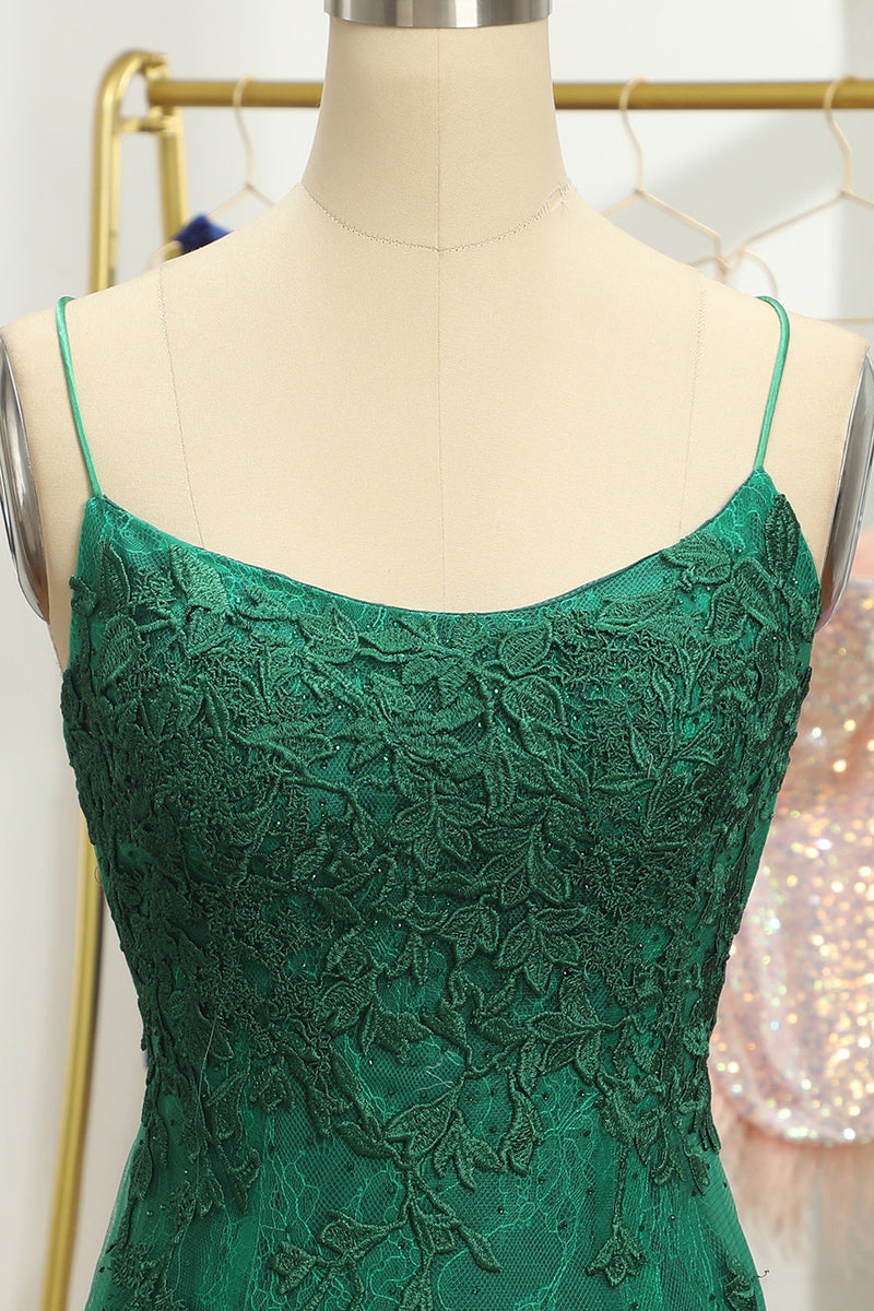 Load image into Gallery viewer, Green Lace Tight Party Dress