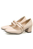 Load image into Gallery viewer, Red Straps Retro Heels