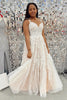Load image into Gallery viewer, White Off the Shoulder Prom Dress with Appliques