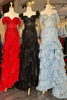 Load image into Gallery viewer, Black Mermaid Off the Shoulder Corset Prom Dress with Lace