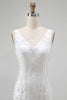 Load image into Gallery viewer, Sparkly White V-Neck Tight Short Prom Dress with Sequins