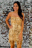 Load image into Gallery viewer, Sparkly Hot Pink Bodycon Short Prom Dress with Tassels